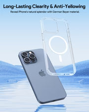 iPhone 15,pro,promax Clear View Transparent Case Compatible with MagSafe (PC-TM10C)