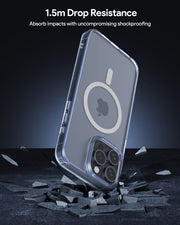 iPhone 15,pro,promax Clear View Transparent Case Compatible with MagSafe (PC-TM10C)