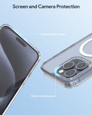 iPhone 15,pro,promax Clear View Transparent Case Compatible with MagSafe (PC-TM10C)