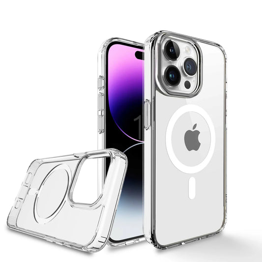 iPhone 15,pro,promax Clear View Transparent Case Compatible with MagSafe (PC-TM10C)