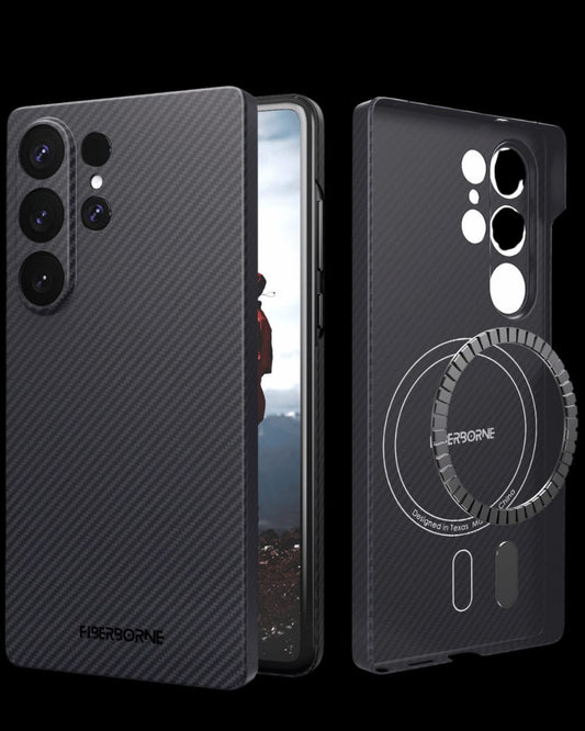 Super Thin Galaxy S25 Ultra Case | 600D Aramid Fiber | Qi2 and MagSafe