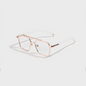 Bishop is Rosegold Glasses