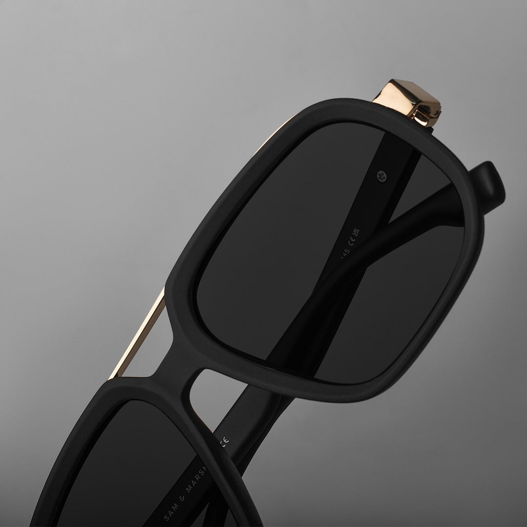 Mateamoda Sunglasses Glasses Men's Retro Thick-edge Metal Frame Trendy Sunglasses