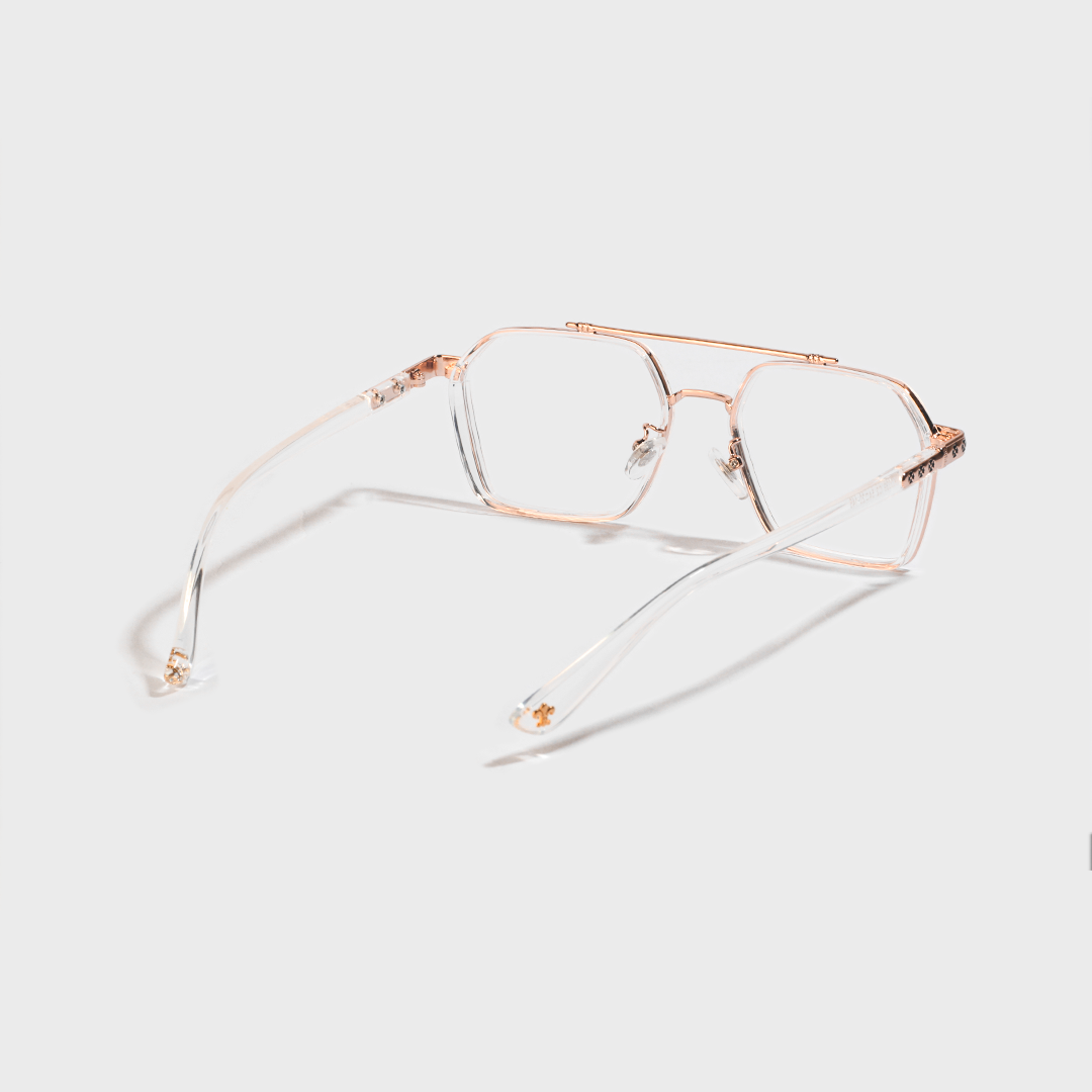 Bishop is Rosegold Glasses
